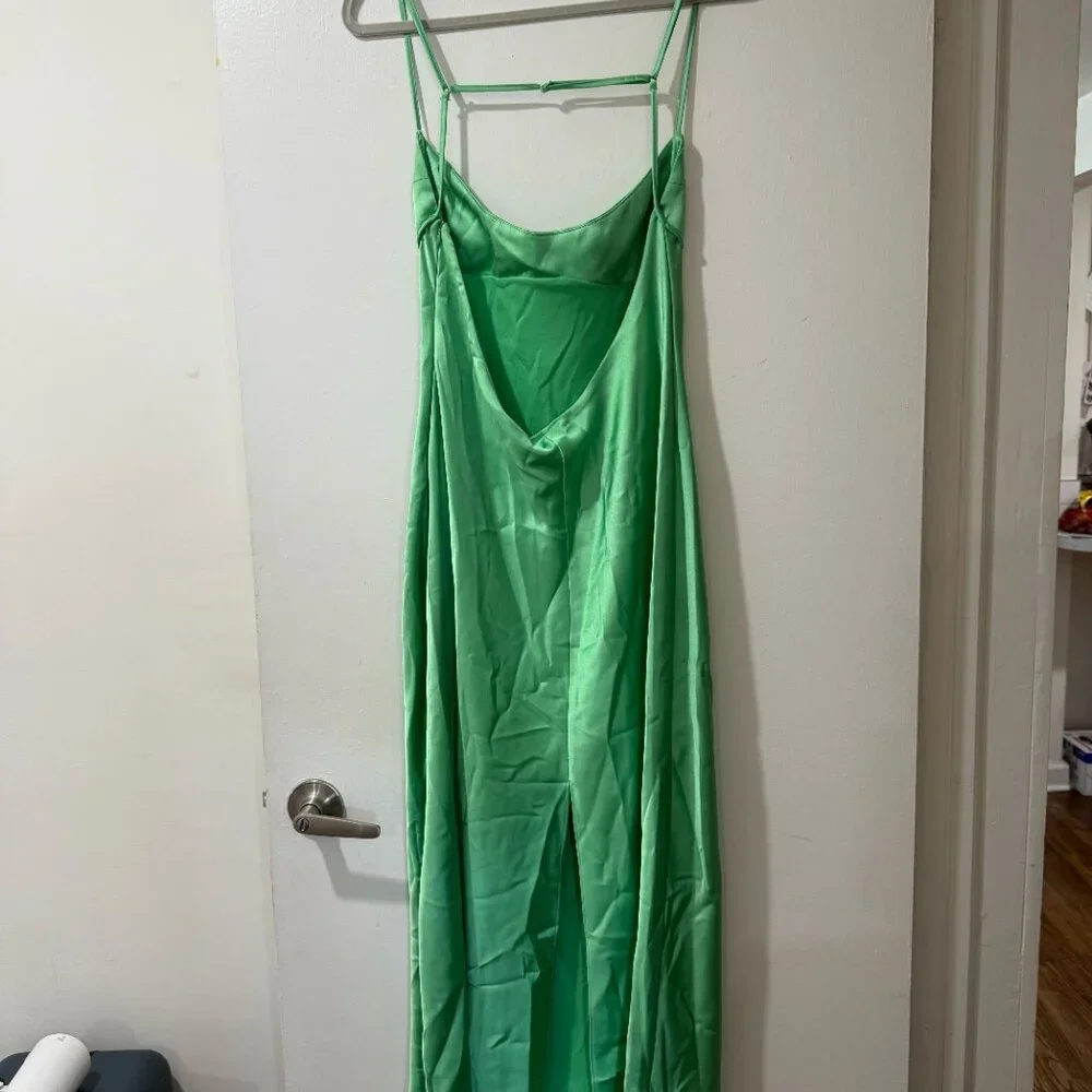 💚 ZARA Satin Slip Dress – Bloggers’ Favorite – Brand New with Tags 💚 - Picture 7 of 12